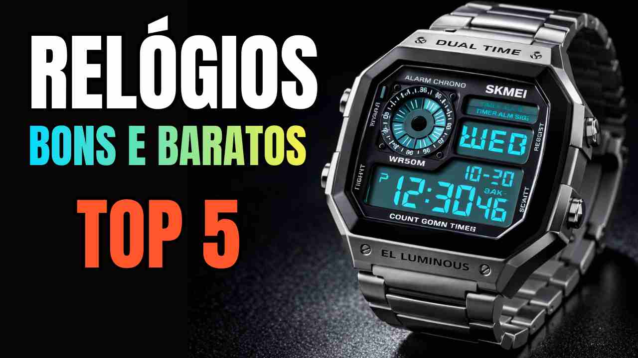 relógios masculinos bons e baratos